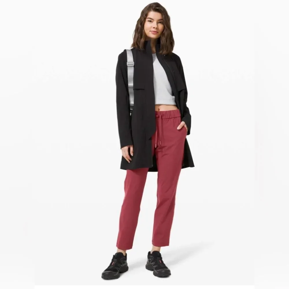 Lululemon On The Fly 7/8 Pant Chianti Size 10 Full On‎ Luxtreme